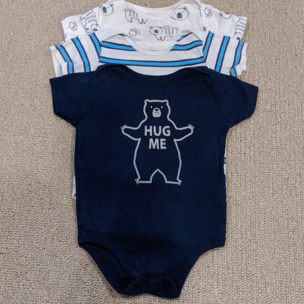Bundle of 3, Size 24 months bodysuits